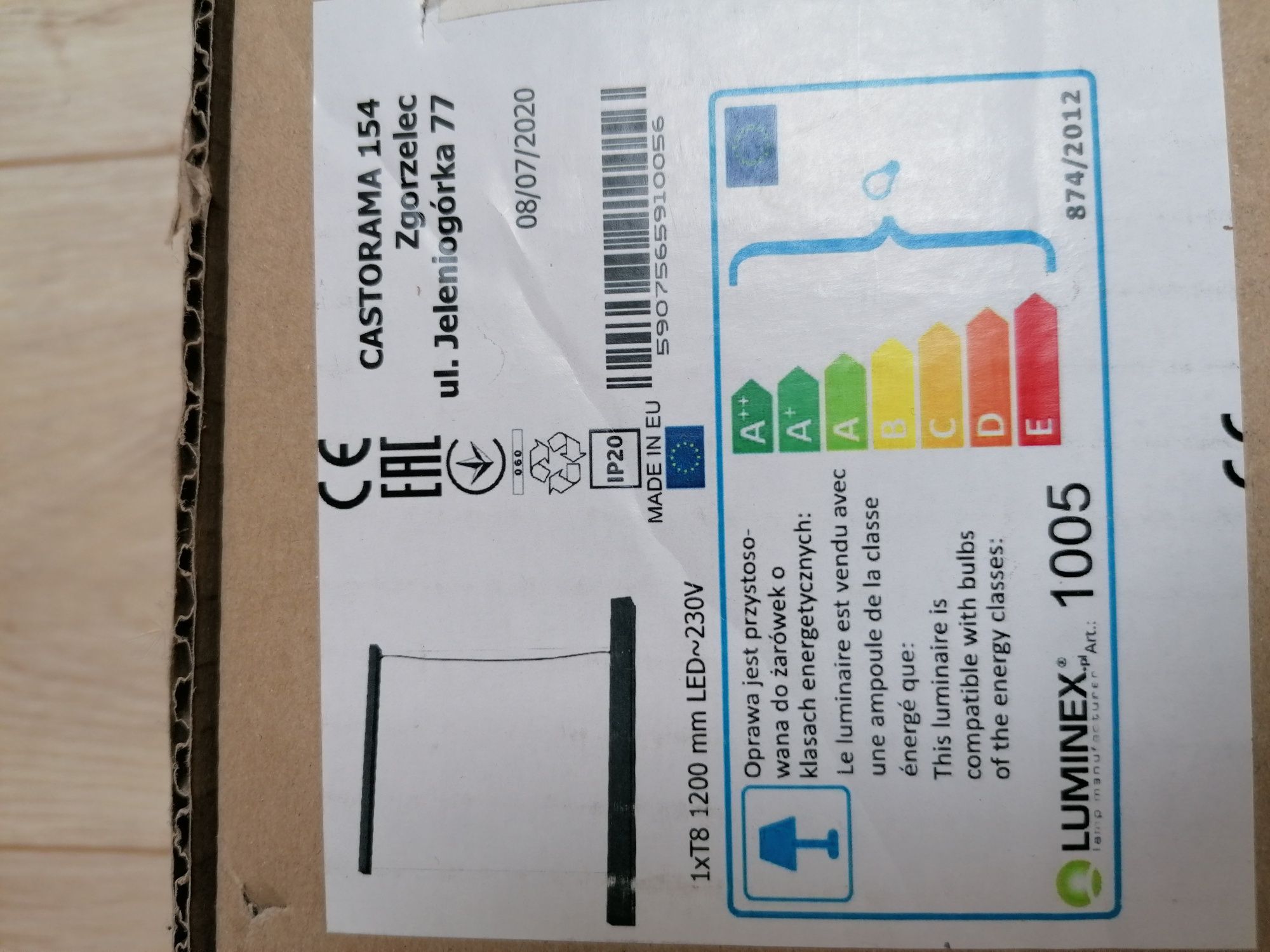 Lampa wisząca Luminex Linear