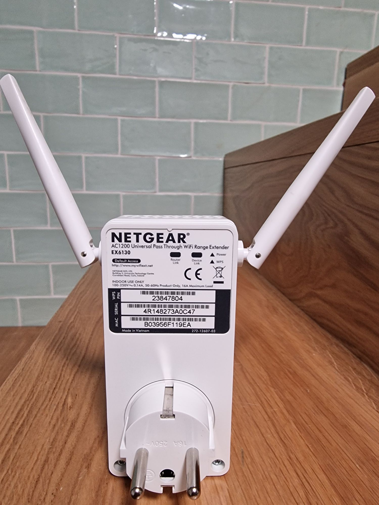 3 WiFi Network Extender/Access Point - Netgear AC1200 Dual Band EX6130