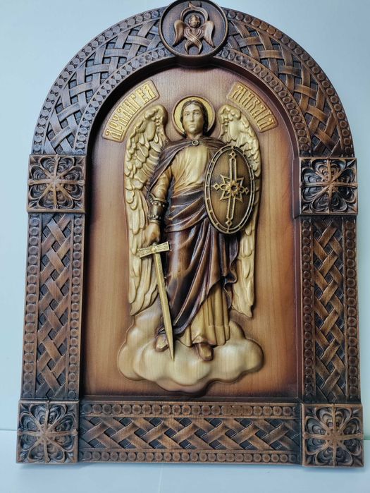 Ікона Архангел Михаїл, ікона з дерева, 40х28см