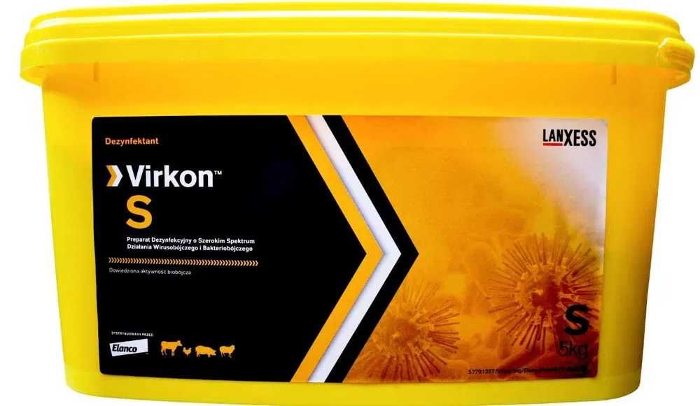 Virkon S 5KG preparat do dezynfekcji,bakteriobójczy ptasia grypa,ASF