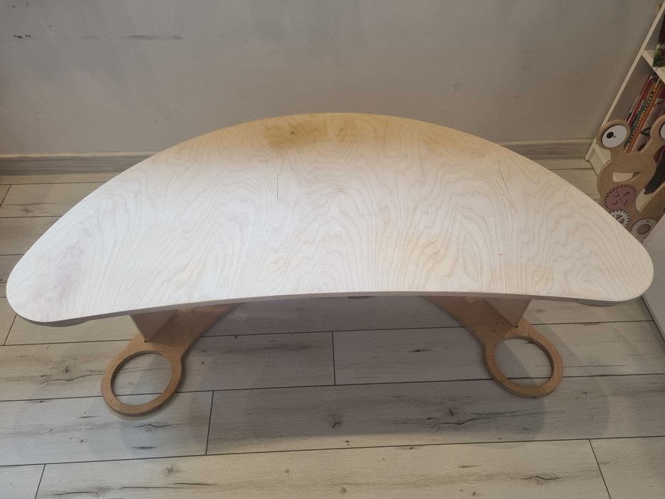 Bujak drewniany montessori zjeżdzalnia, blat