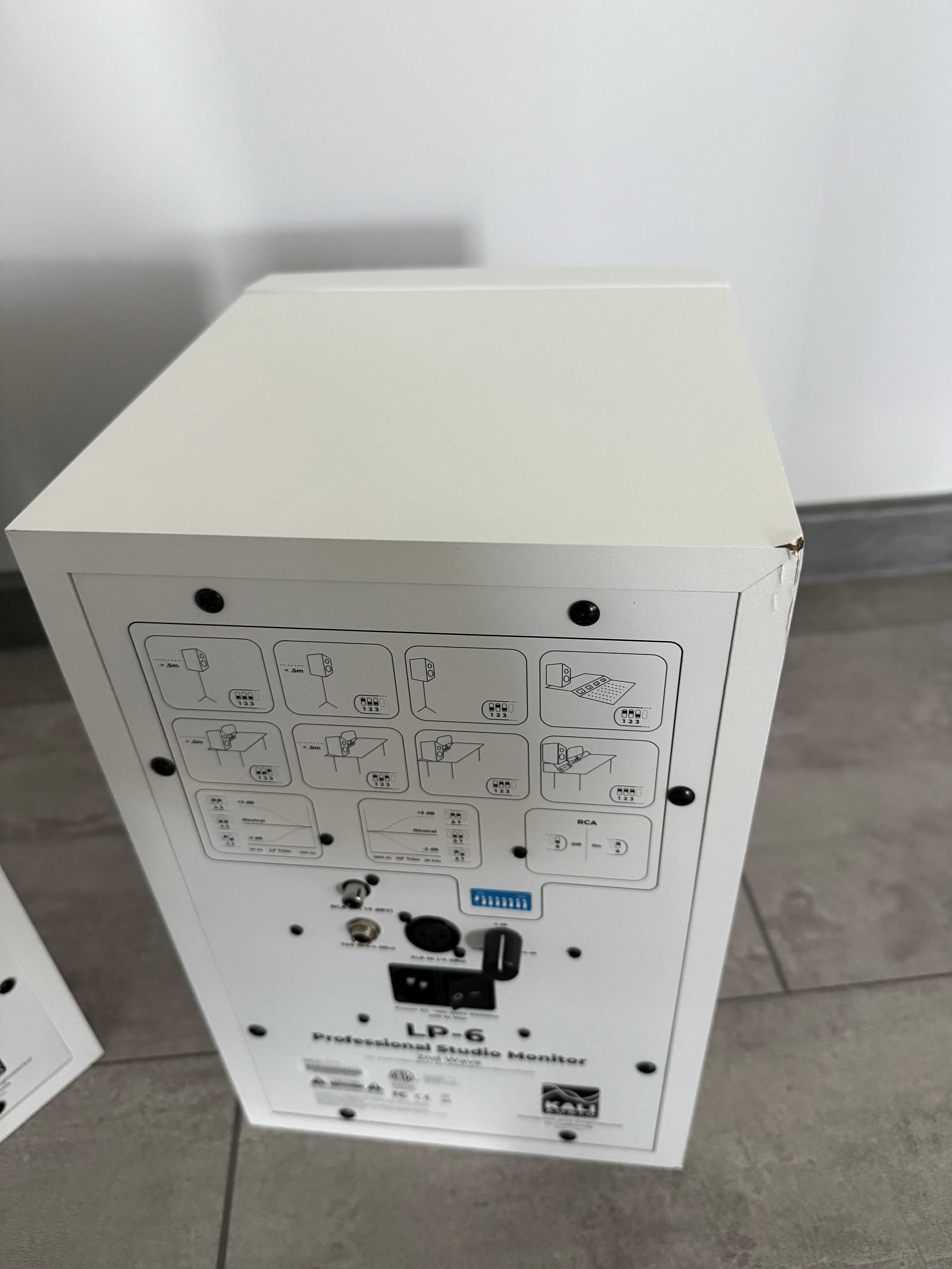 Kali Audio LP-6W V2-EU (2 sztuki) – Monitory odsłuchowe białe (FV 23%)