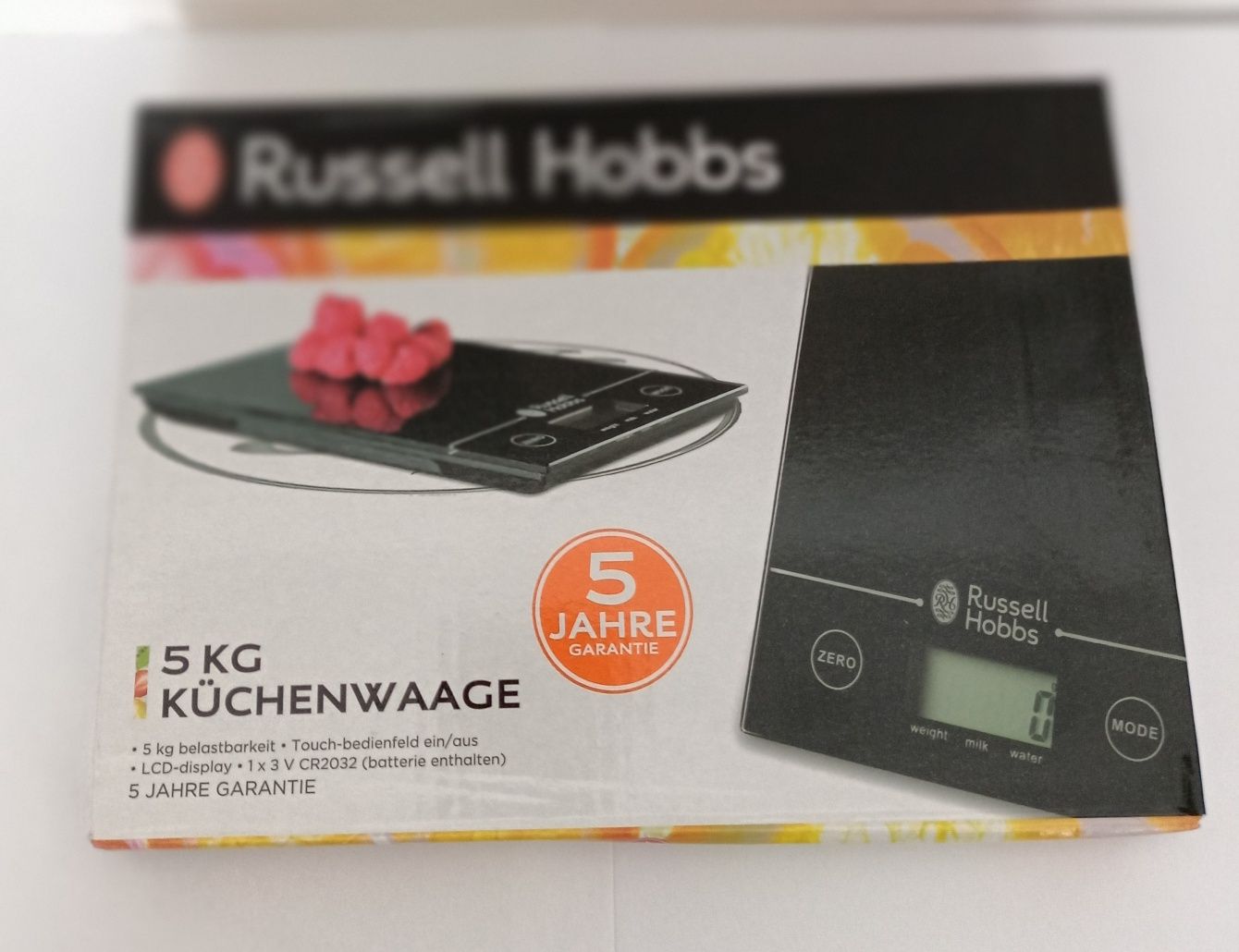Wagi kuchenne, pojemność 5 kg.