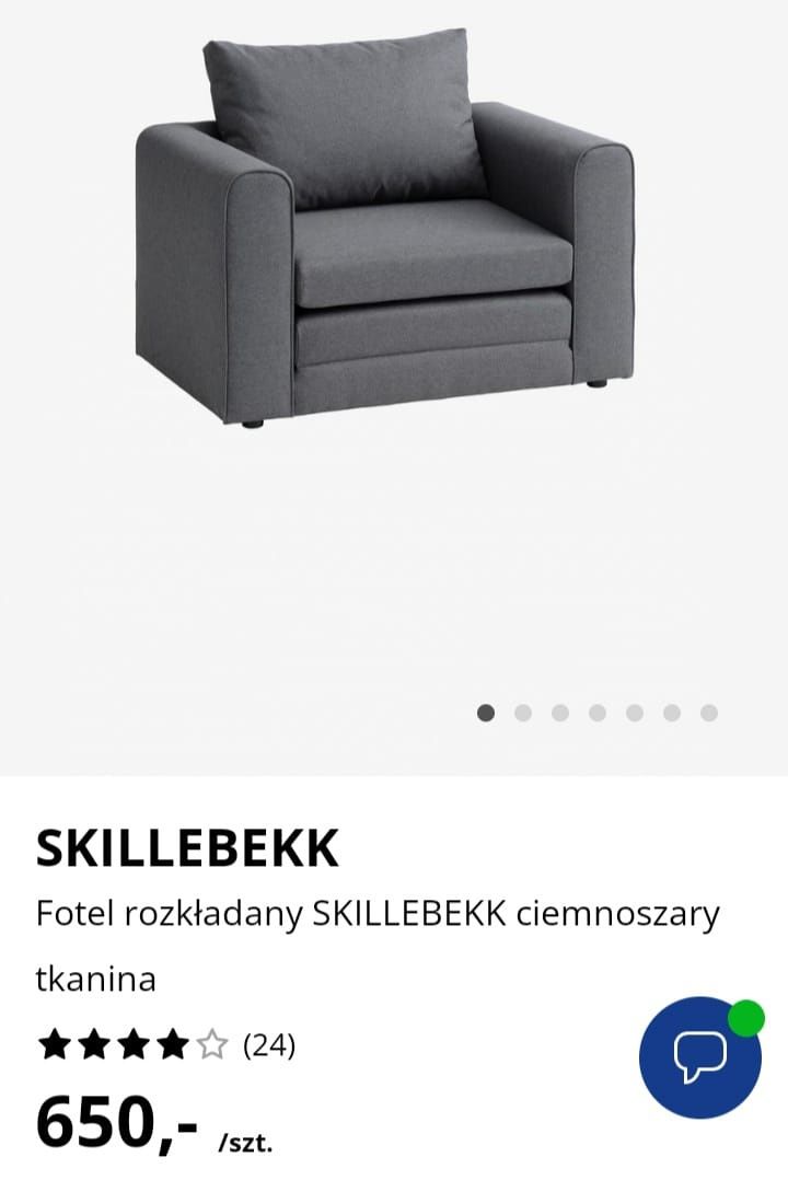 Fotel rozkładany do spania