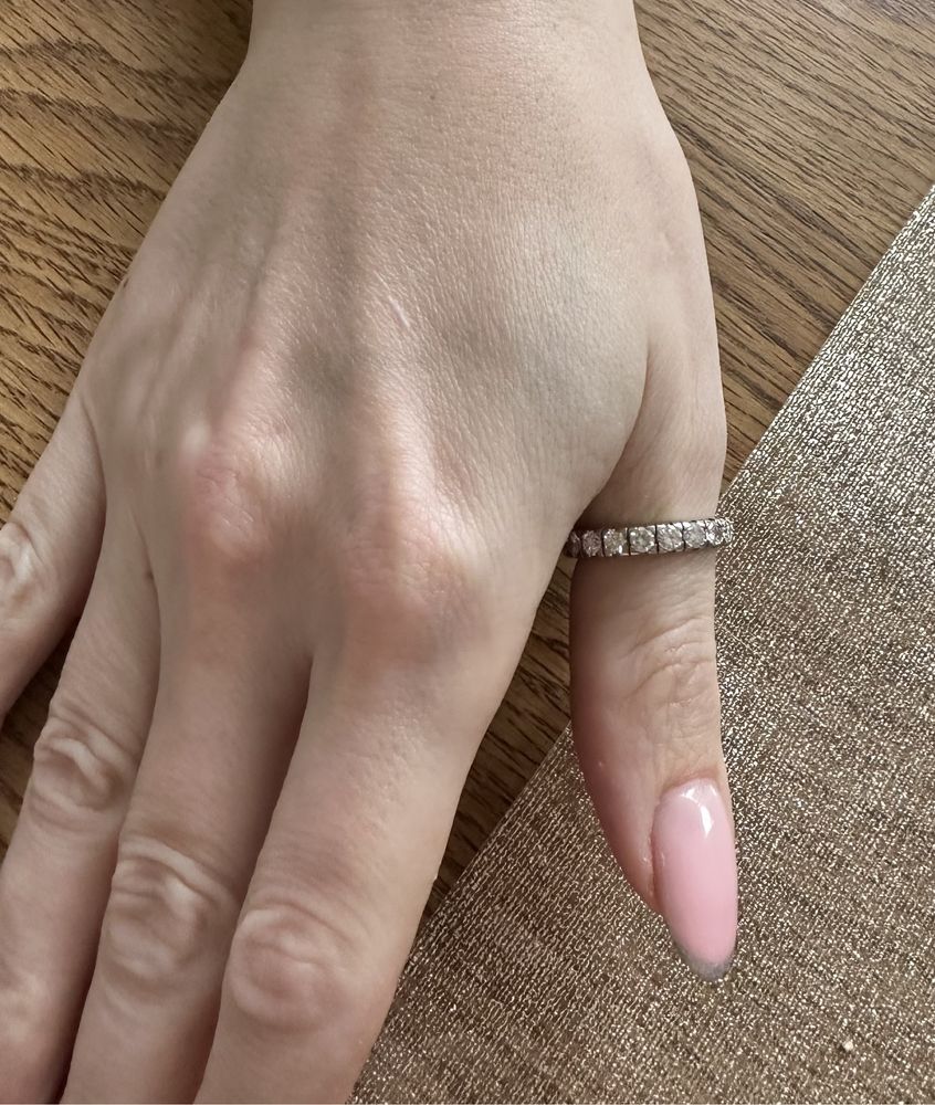 Pierścionek obrączka złota z brylantami VVS/VS -2.40 ct J.Nowa