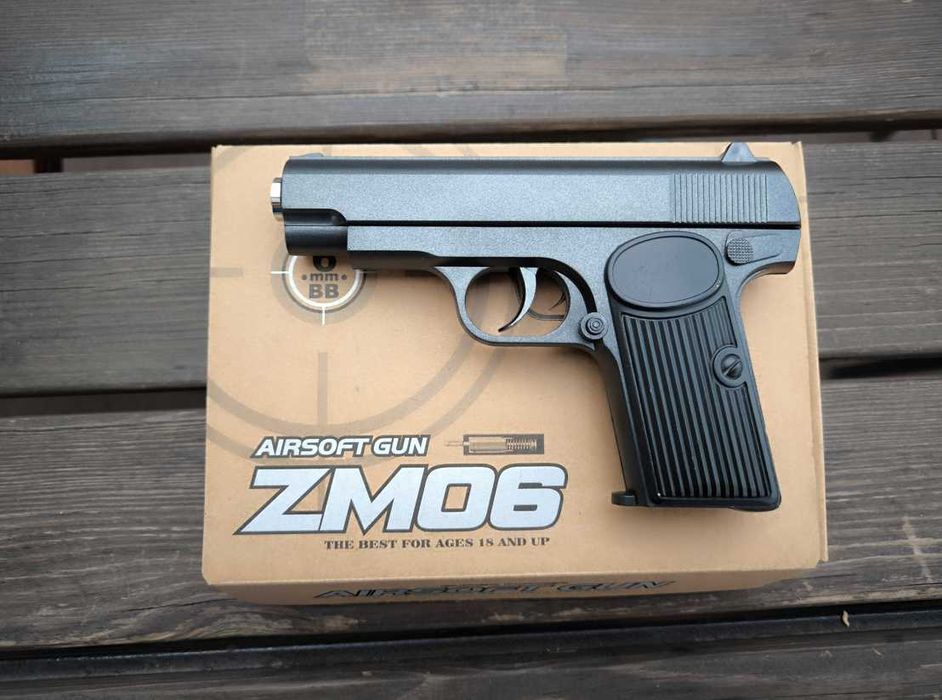 Пістолет дитячий ZM06 від Cyma іграшковий дитячий 6 мм кулі