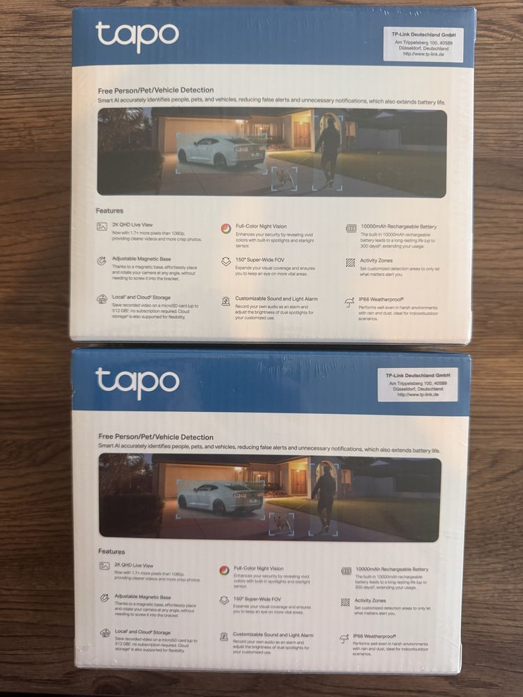 TP-Link Tapo C425, IP-камера  2560 x 1440 пікселів, 300 днів батарея
