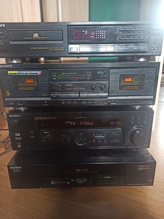 Wieża, kino domowe amplituner Sony
