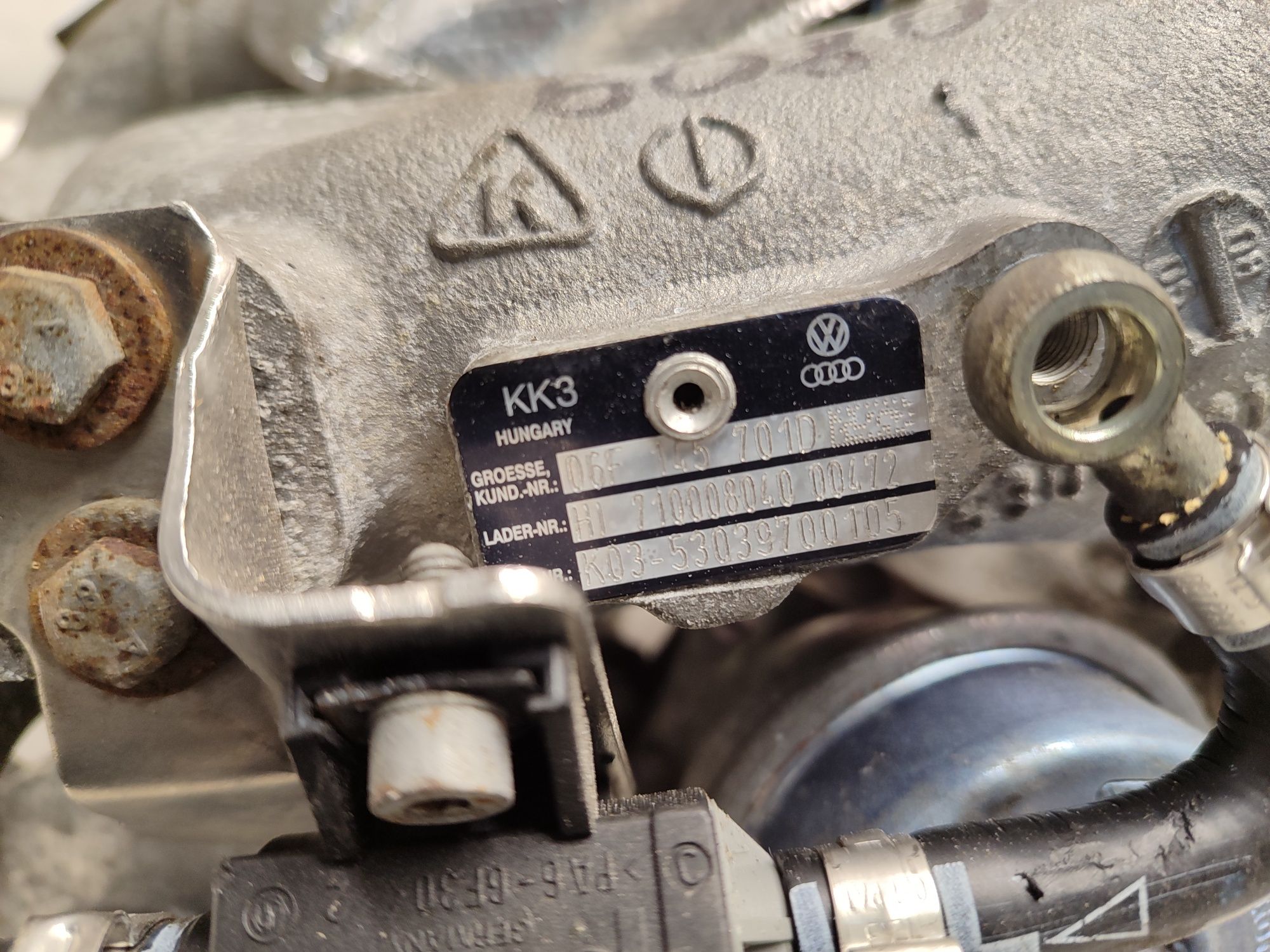 06f145701d турбіна 2.0 TFSI мотор BWA WAG Passat B6 Golf 5 A5