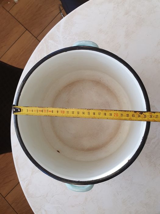 Garnek emaliowany duży