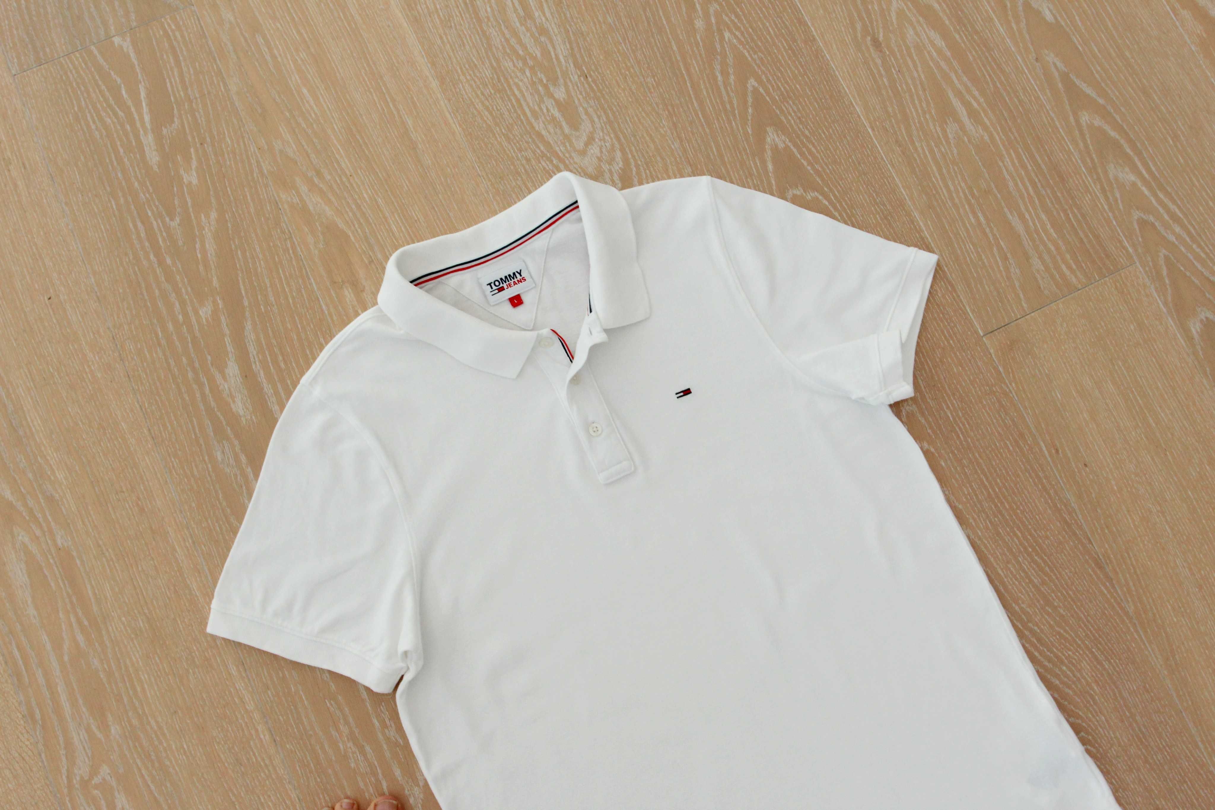 Tommy Hilfiger czysta biel bez wad M/S