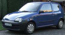 Fiat Seicento 1.1, ładny, bardzo mały przebieg