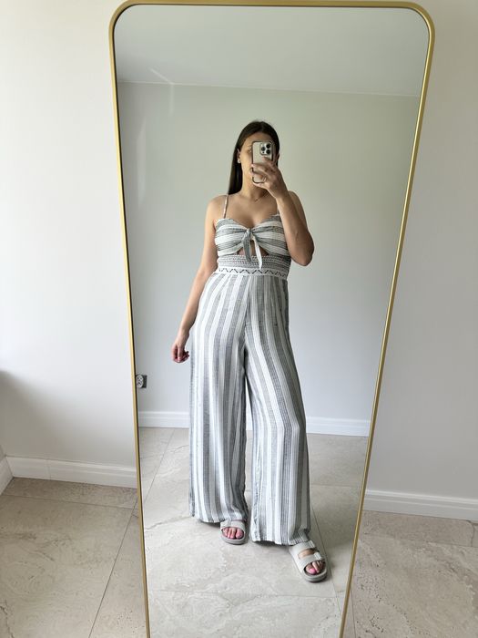 Nowy kombinezon szeroka nogawka River Island rozmiar S