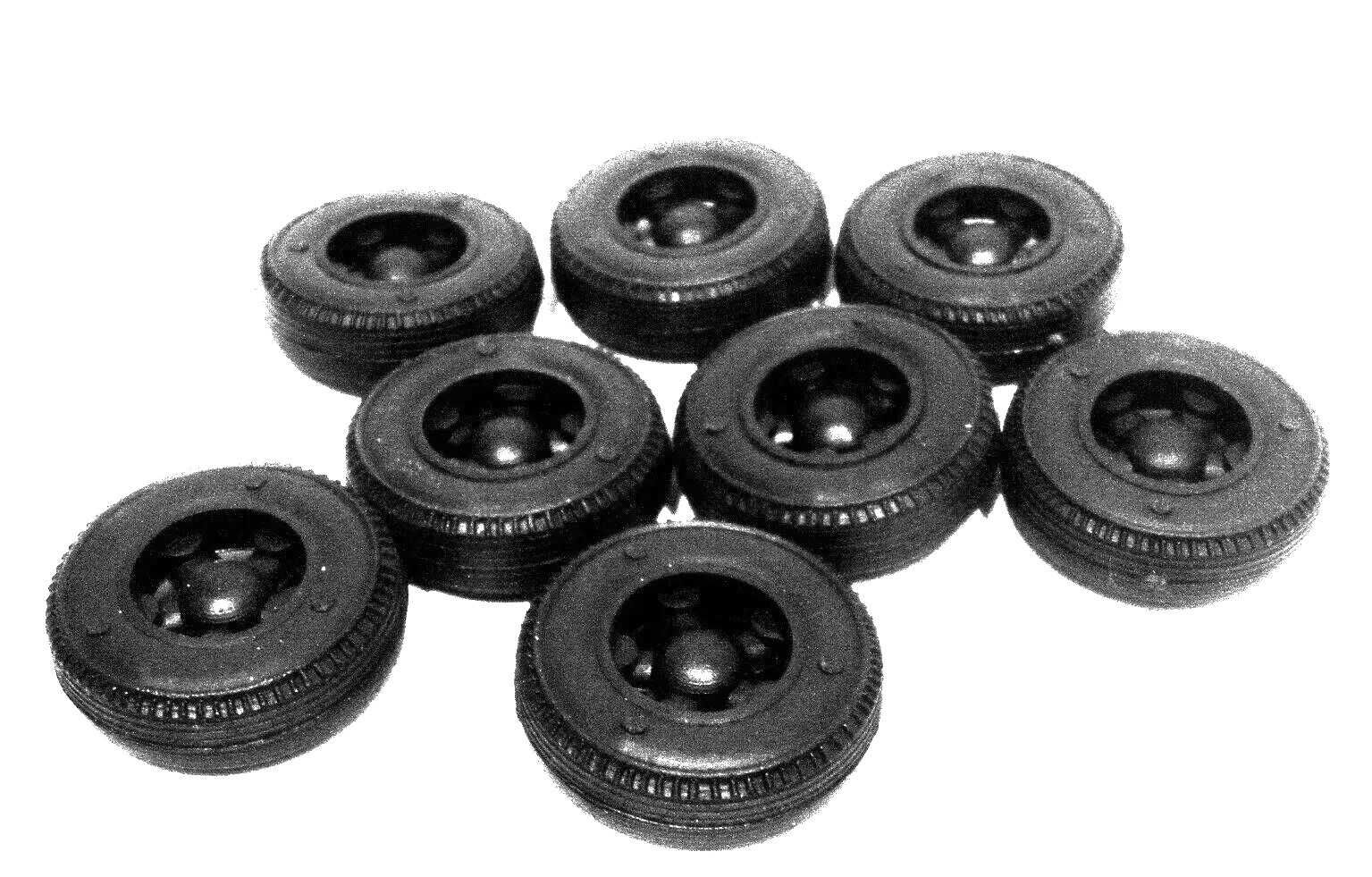 8 Rodas para restauro de modelos da Jato