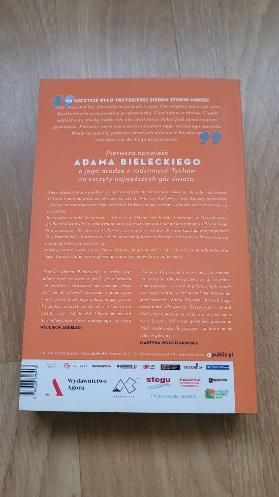 Książka Spod zamarzniętych powiek Adam Bielecki
