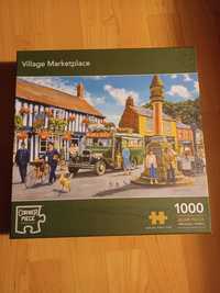 Nowe Puzzle 1000 Jigsaw. Village Marketplace