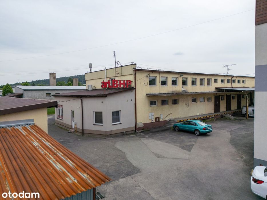 Hala w Wadowicach pow. 1000 m2 ul. dr Putka | produkcja/magazyn/biuro