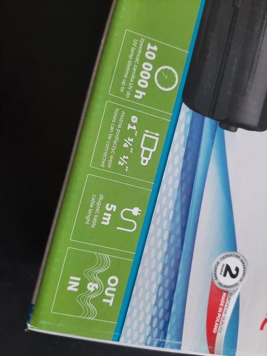 AQUAEL Sterylizator Lampa UV UV-C AS 2.0 9W nowy Prezent