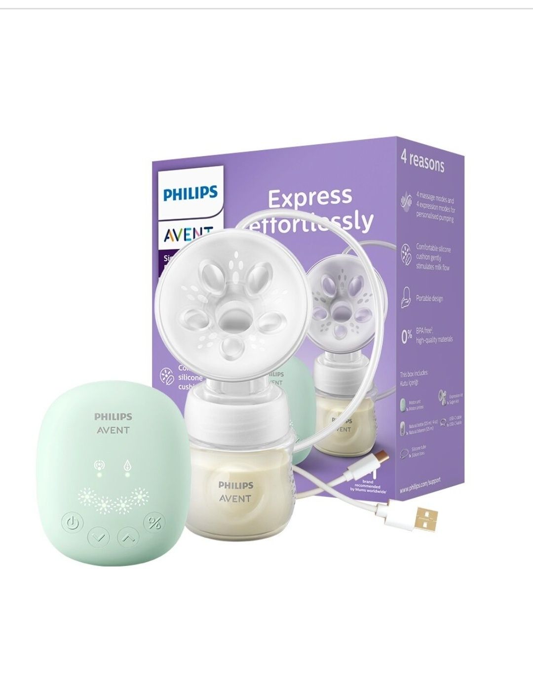 Laktator PHILIPS Avent Elektroniczny Essential SCF323/1. Na gwarancji
