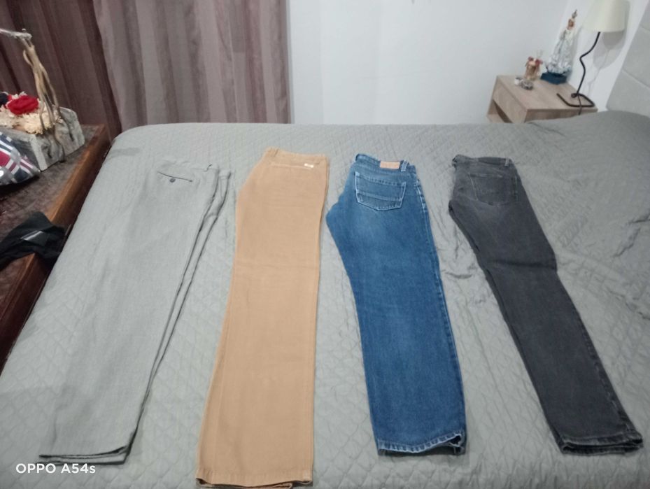 calças de homem usadas