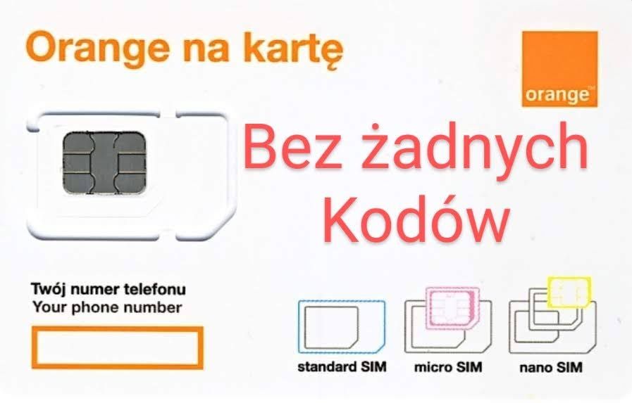 Internet mobilny na kartę 2,8 TB 3 miesiące + no limit - Orange LTE/5G