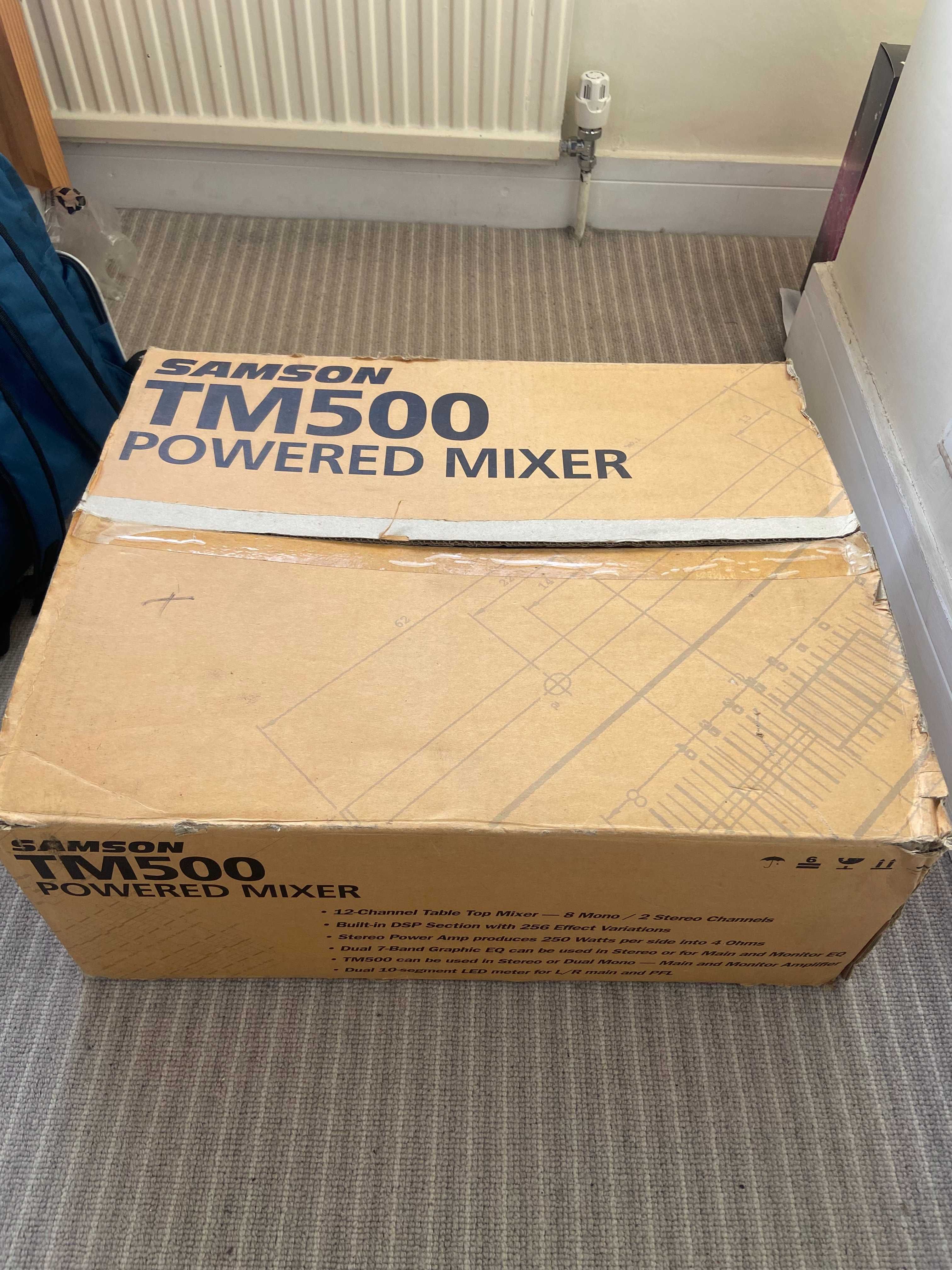 Samson TM500 mixer ze wzmacniaczem