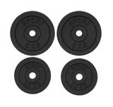 Obciążenie żeliwne zestaw 15kg 4 talerze zestaw 2x5kg 2x2,5kg 28mm WRO