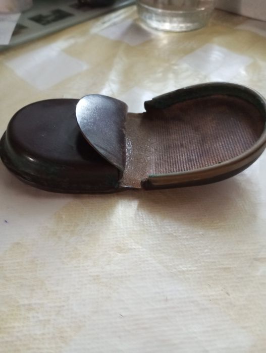 Шкіряний кошельок, гаманець для копійок. Часів ссср