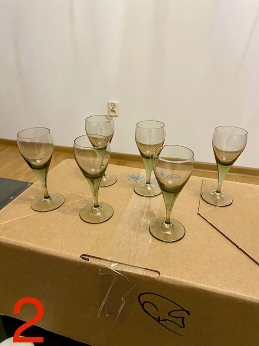 Kieliszki Czechy, Bohemia vintage