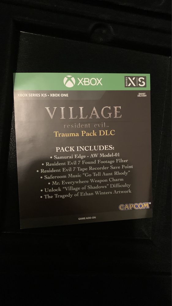 Resident evil 8 village limited edition xbox one series x + dlc