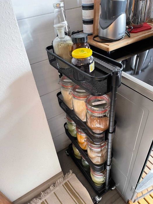 Wózek, regał wnękowy, kuchenny, łazienkowy regał szafka