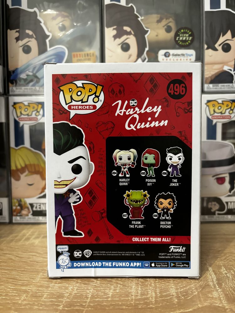 Funko Pop Фанко Поп Джокер Харли Квин Квинн 496