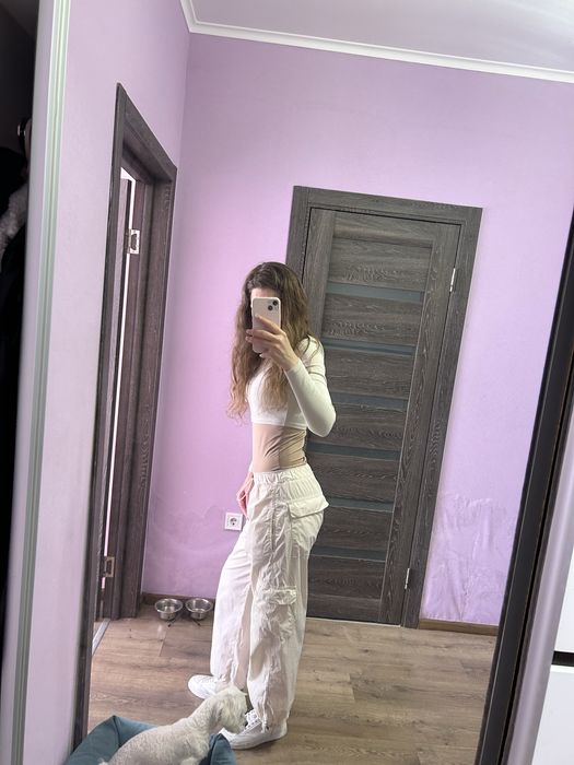 Штаны молочные, высота регулируется, на кулиске