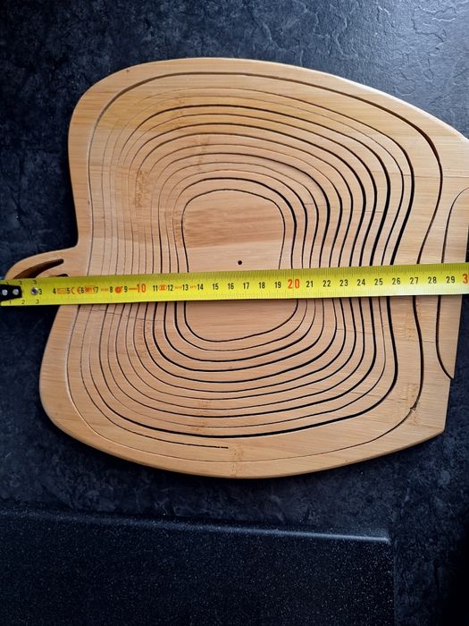 Drewniany koszyk na owoce