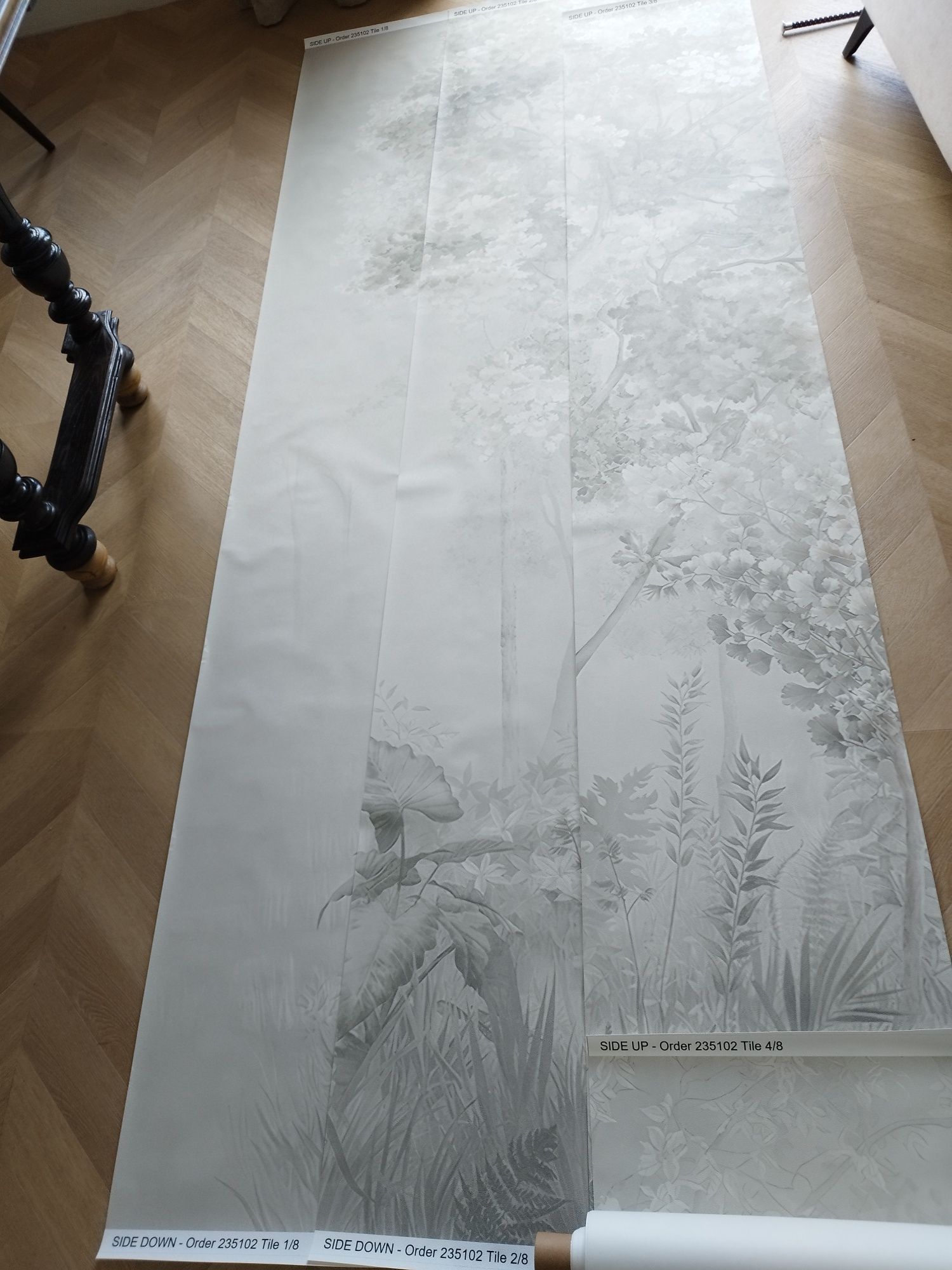 Tapeta uroczy las odcienie Uwalls jasnozielone 360x270