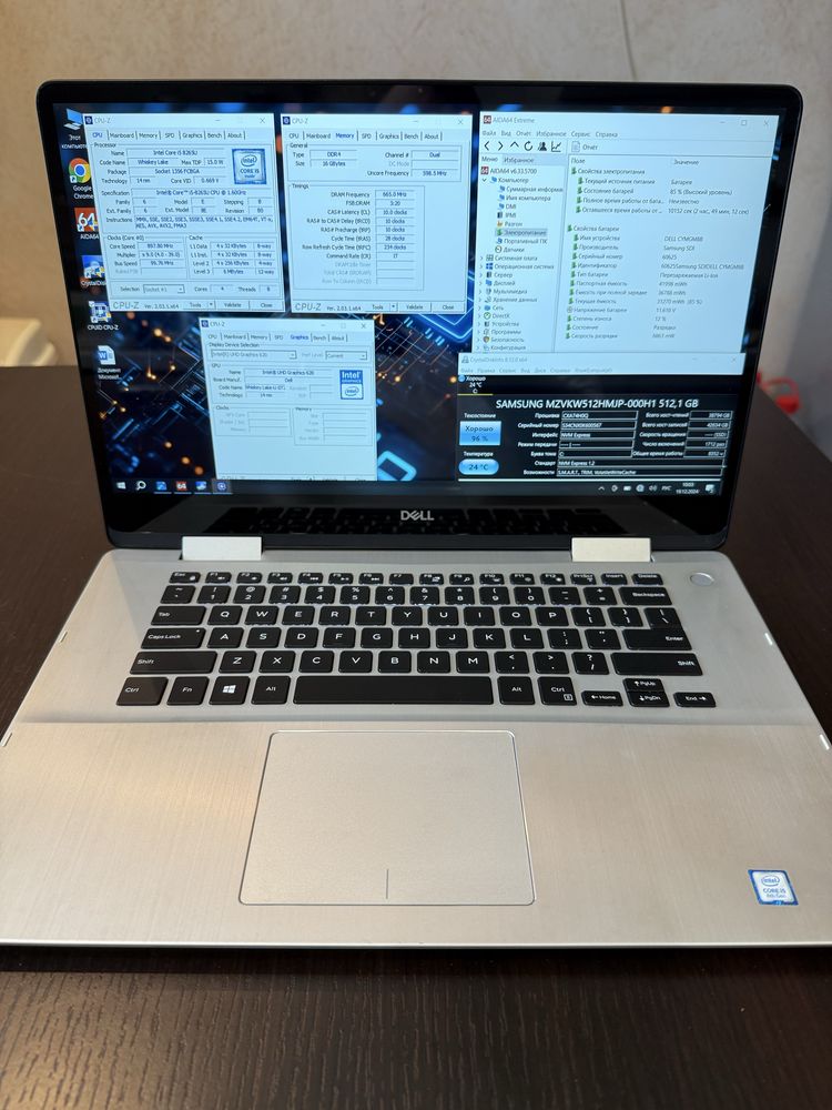 Dell inspiron 15“7586 2in1 Touch/ i5-8265U/ 16GB/ 512SGB SSD/