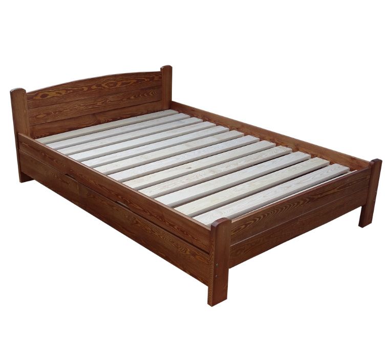 łóżko drewniane podnoszone z boku z wysokim siedziskiem AZYL 160x200