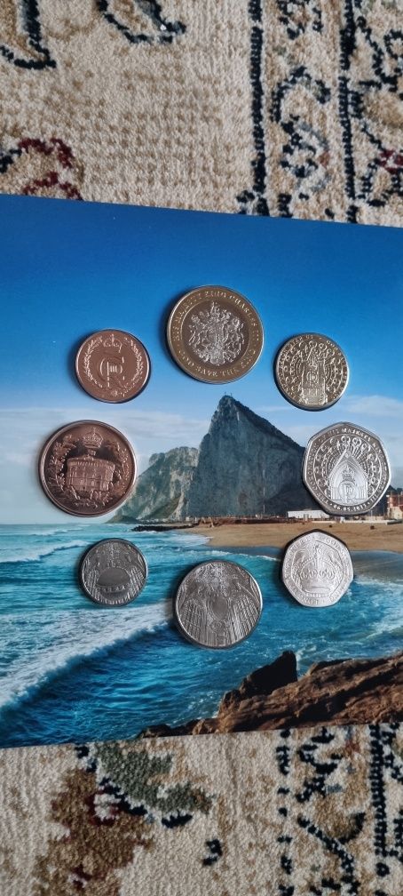 2023 Gibraltar Limitowana Edycja Monety kolekcjonerskie Krol Charlles