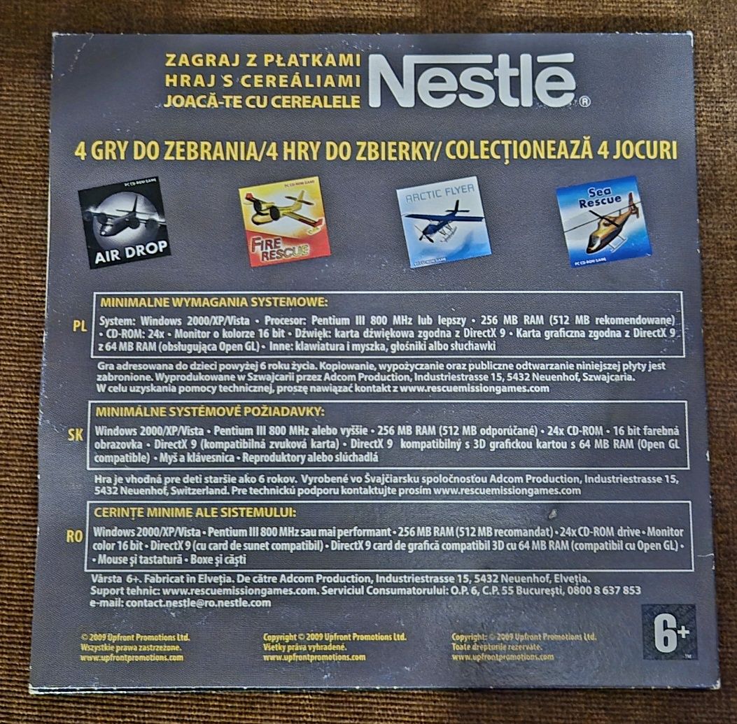 Gra na PC Nestlé