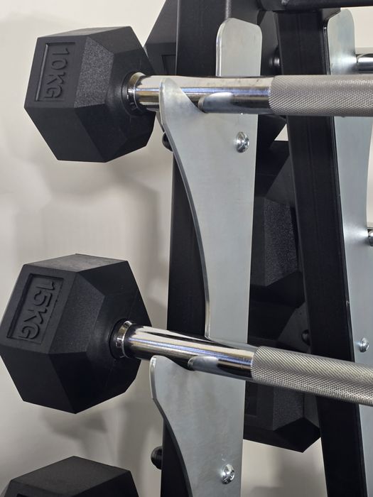Zestaw sztang modułowych Hex proste od 10 kg.do 50 kg.