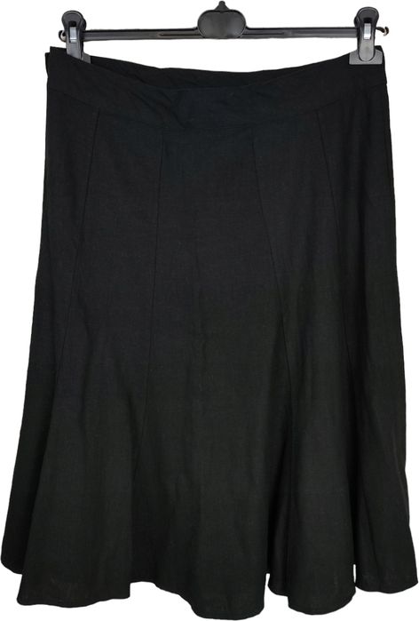 Atmosphere czarna spódnica len rayon rozm. 40
