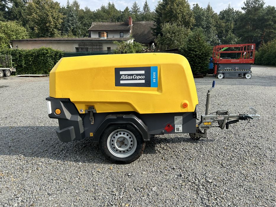 Kompresor sprężarka ATLAS COPCO XAS 68 rok 2017