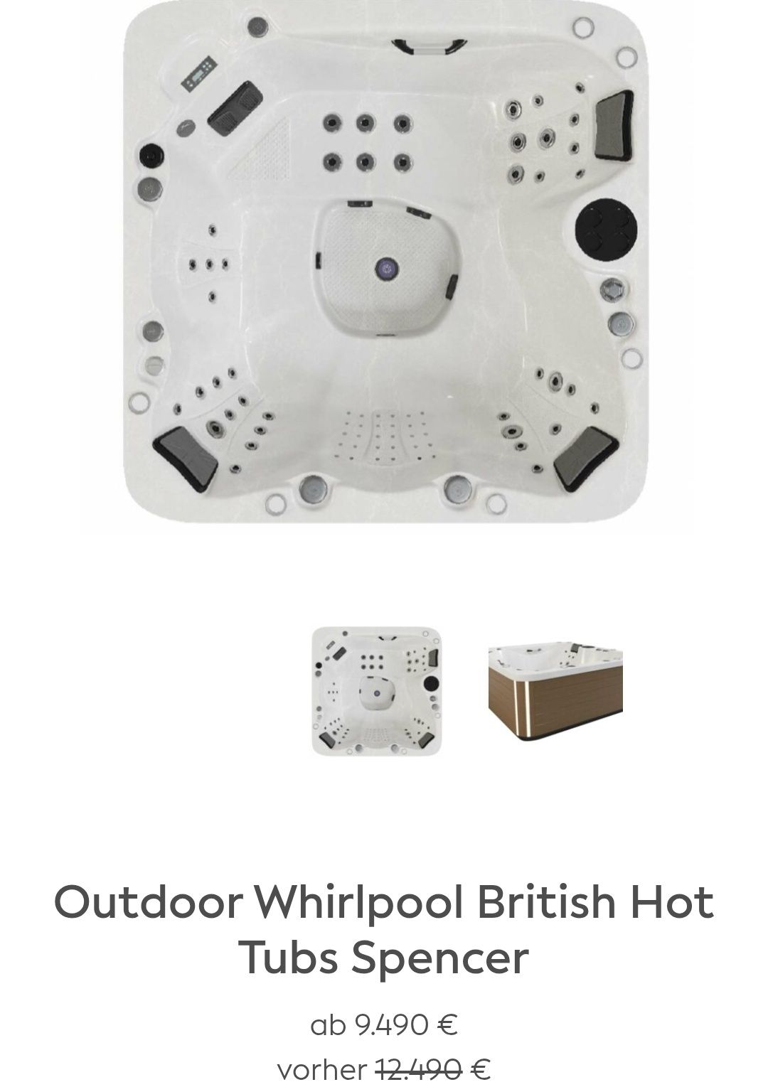 Jacuzzi ogrodowe na zewnątrz 5 osobowe 12490