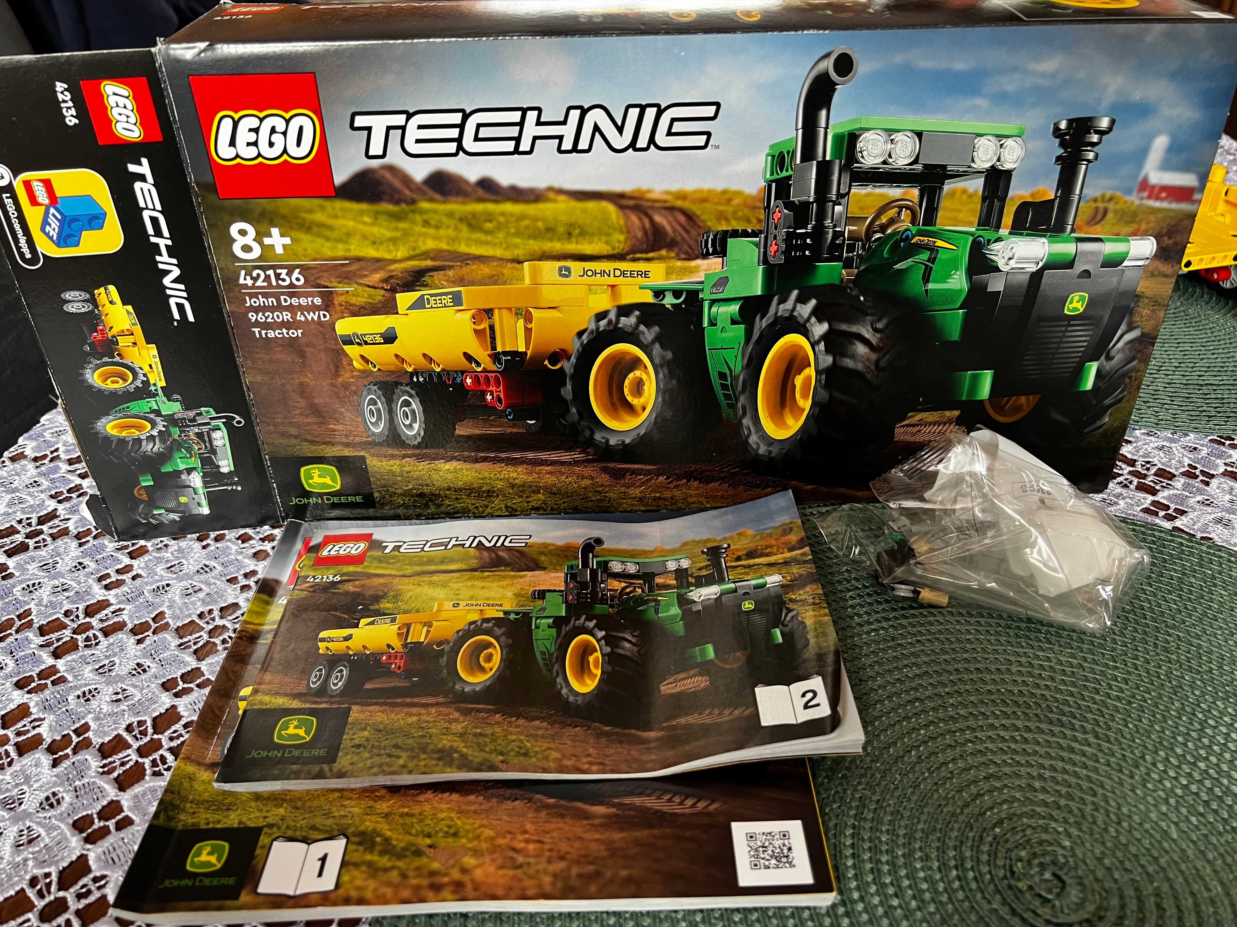 LEGO Technic Ciągnik Rolniczy John Deere (zestaw nr 42136)