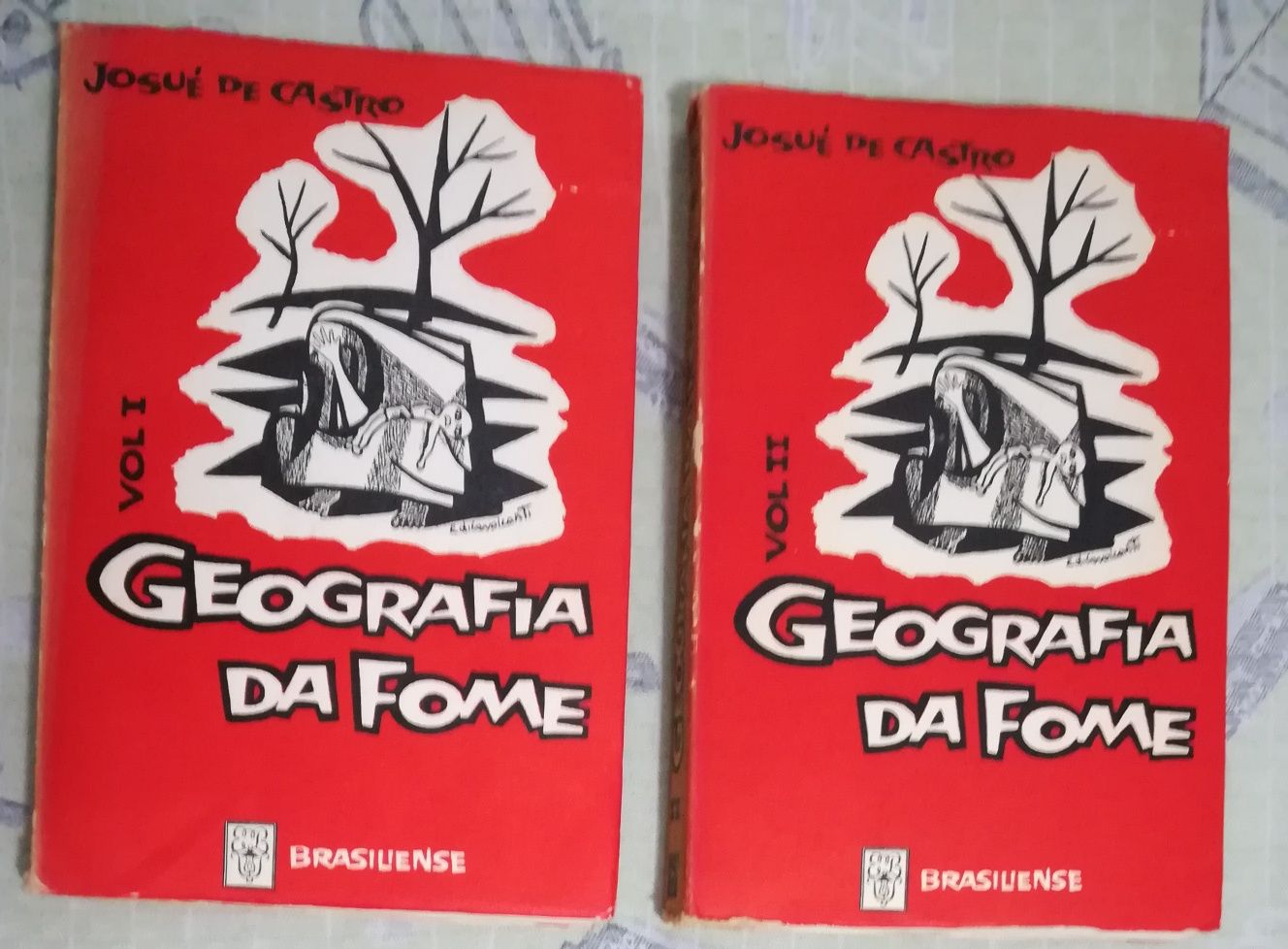 Geografia da fome 1º e 2º volumes (1963)