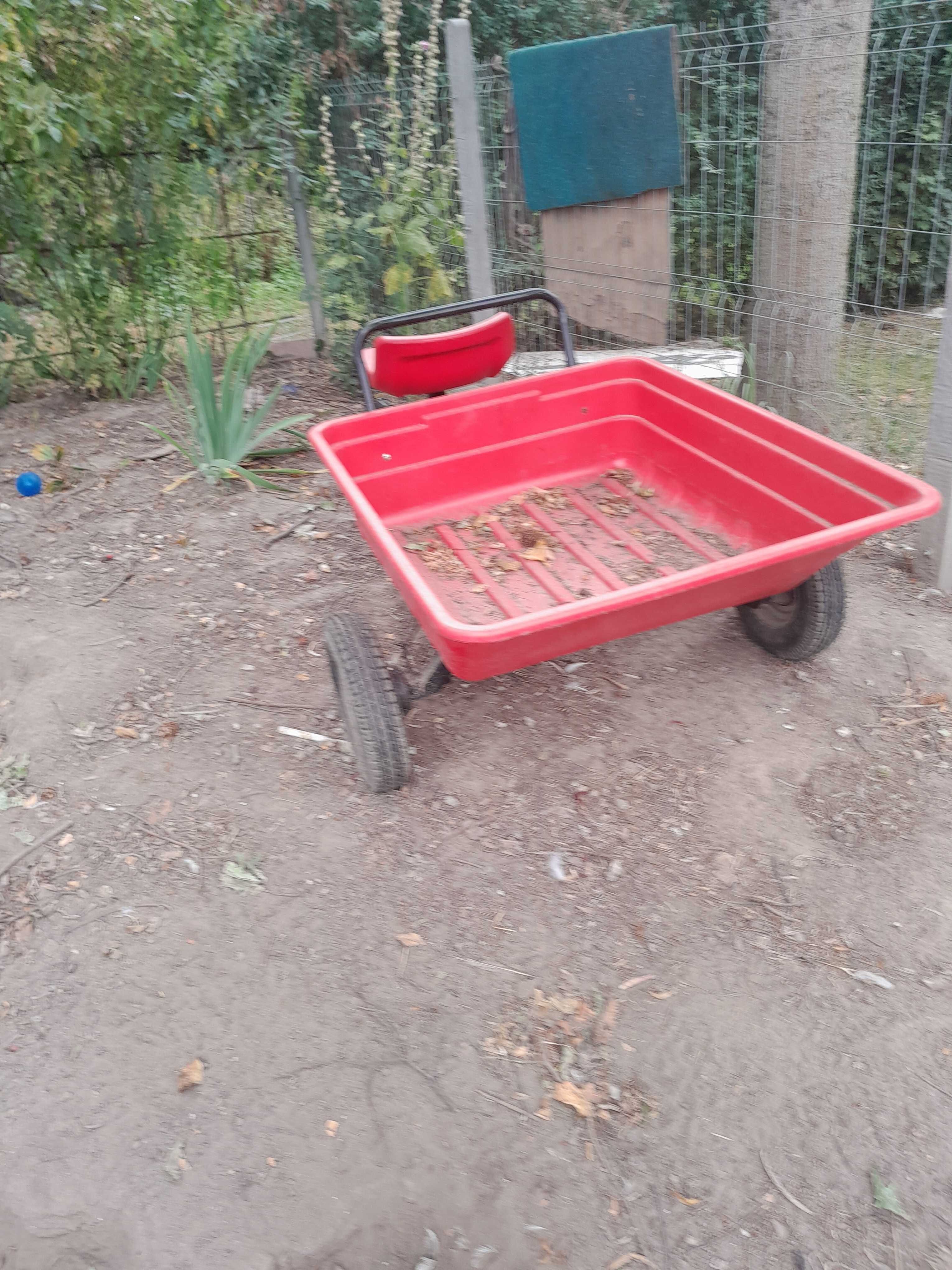 Przyczepka do traktorka glebogryzarki