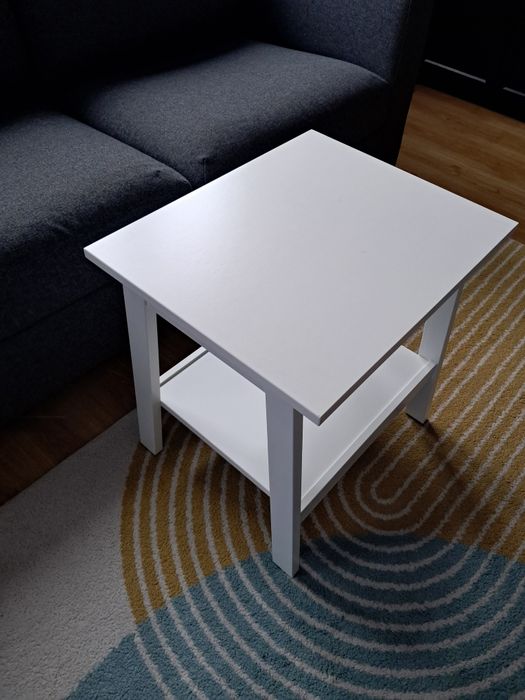 Stolik kawowy biały IKEA Lunnarp