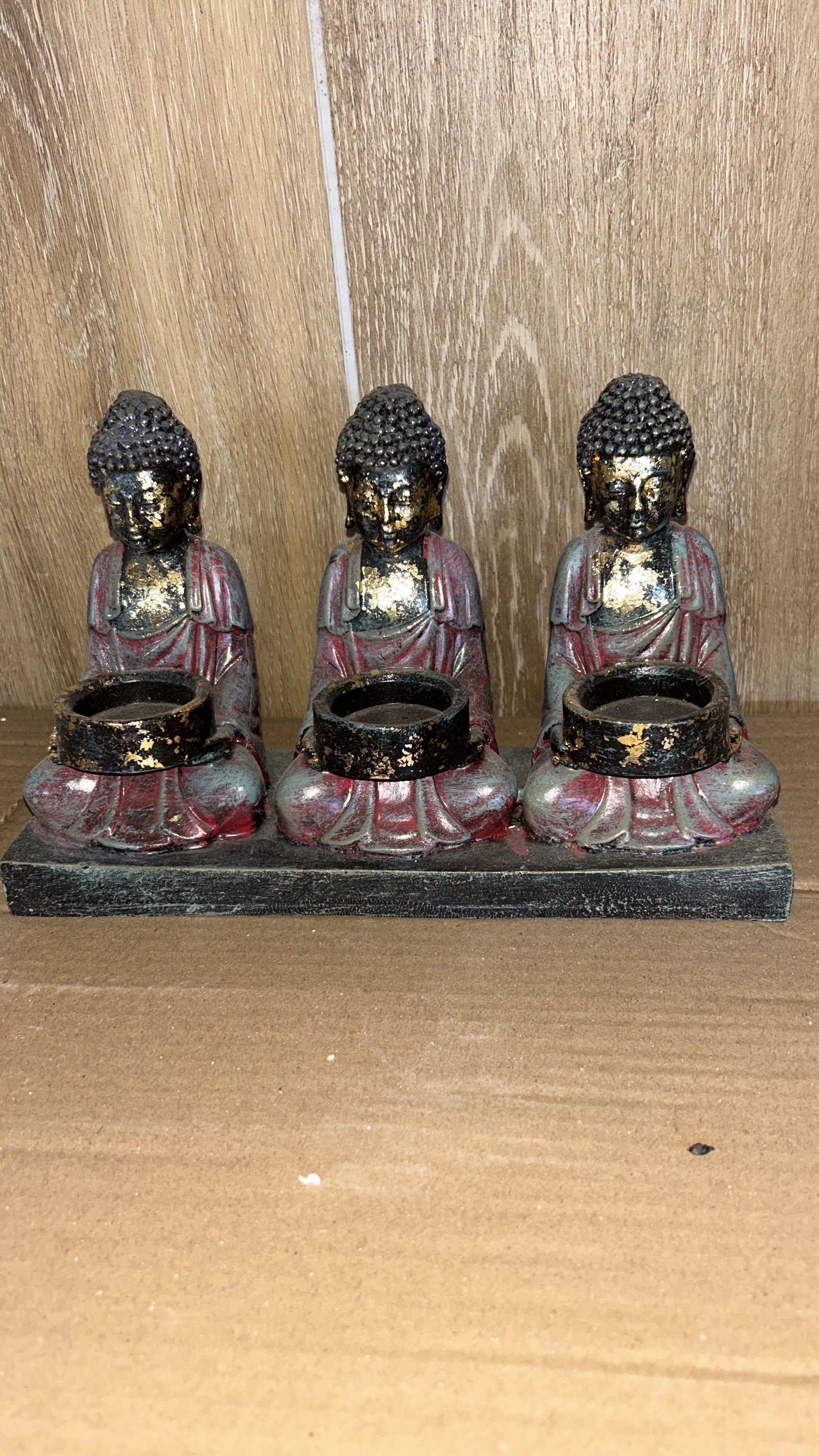 Conjunto Budha Porta-Velas