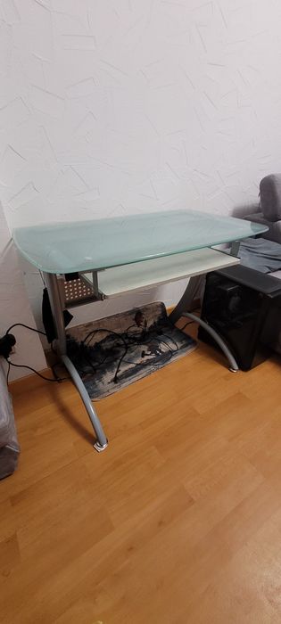 szklane biurko ELEGANCKIE