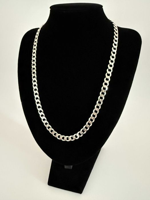 Srebrny Łańcuszek splot Pancerka 58 CM 51 GRAM ! PR. 925 Okazja !